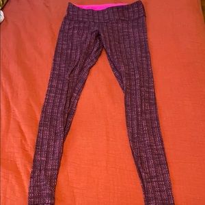 Lulu lemon purple color way leggings - size 8